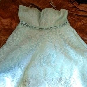 Blue dress